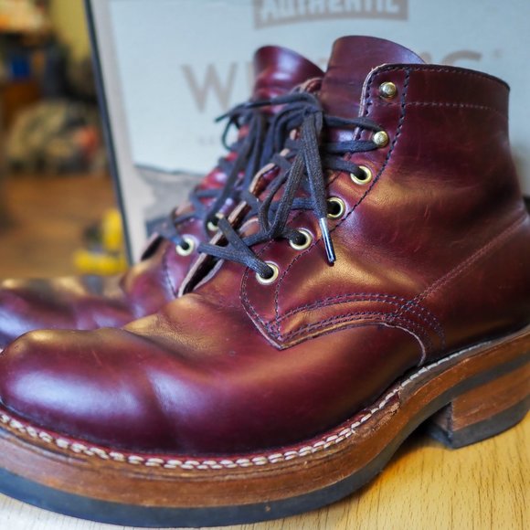 Custom Horsehide Semi Dress by White's Boots, size EE 9.5 - Picture 5 of 7